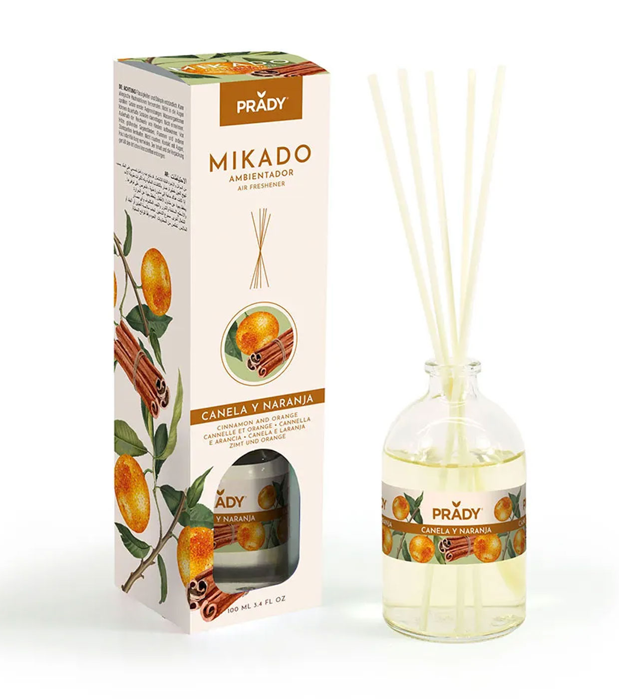 Mikado Canela e Laranja
