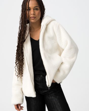 Casaco de Pelo Sintetico