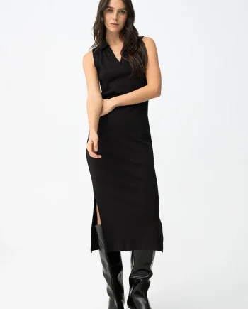 Vestido Preto V Comprido