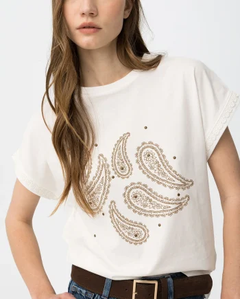 T Shirt Cru Paisley